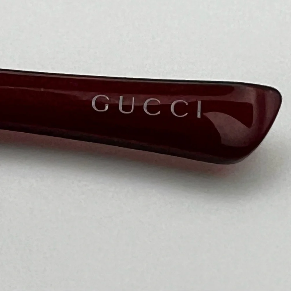 Authentic Gucci Queen Bow Bold Red Oversized Sunglasses GG 3006/S - Picture 9 of 12